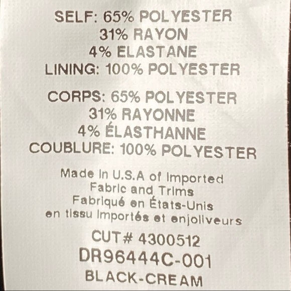 Sweater Dress, Roomy Sleeves Tight Skirt & Wide Neckline, Black & Cream, NWOT - Picture 10 of 10